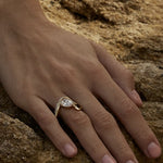 2 CT Round Halo & Pave Lab Grown Diamond Engagement Ring