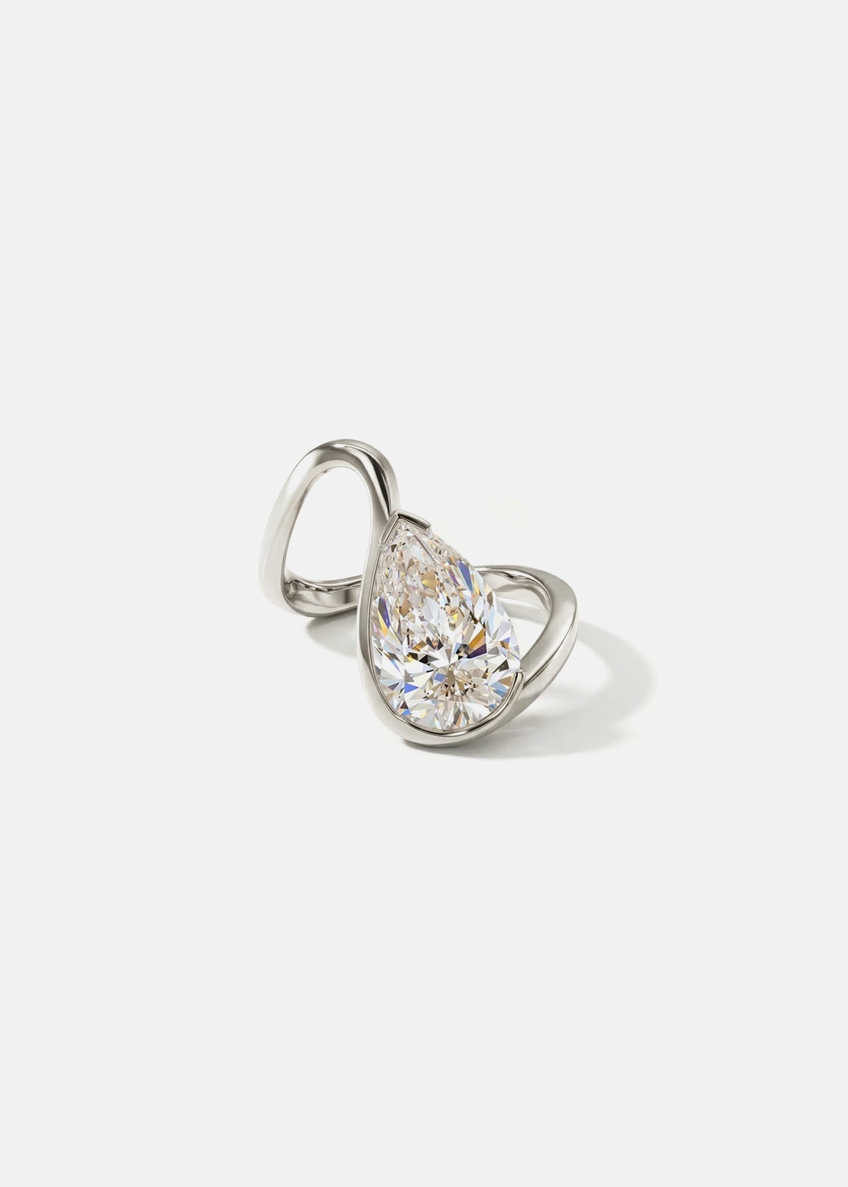2 CT Round Halo & Pave Lab Grown Diamond Engagement Ring