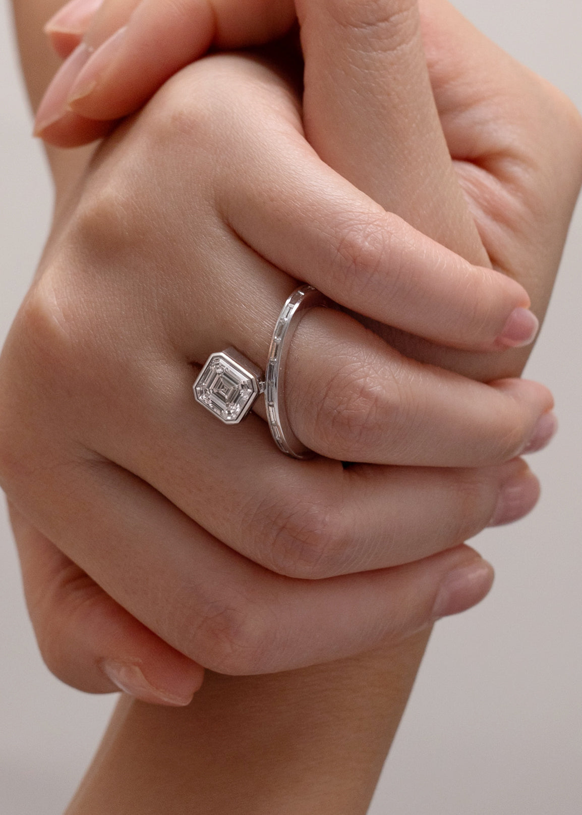 2 CT Round Halo & Pave Lab Grown Diamond Engagement Ring