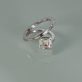 2 CT Round Halo & Pave Lab Grown Diamond Engagement Ring