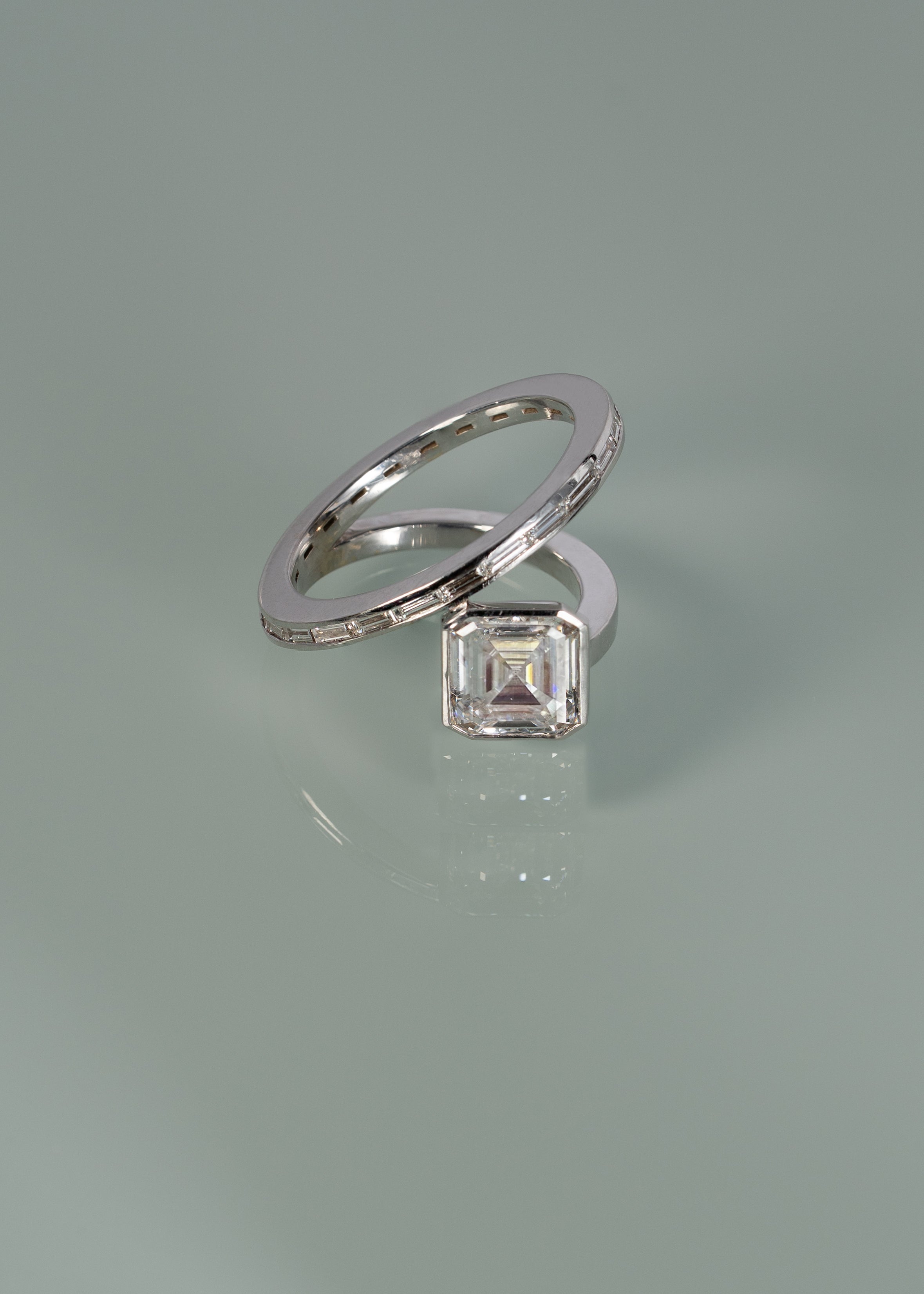 2 CT Round Halo & Pave Lab Grown Diamond Engagement Ring
