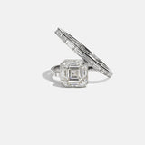 2 CT Round Halo & Pave Lab Grown Diamond Engagement Ring