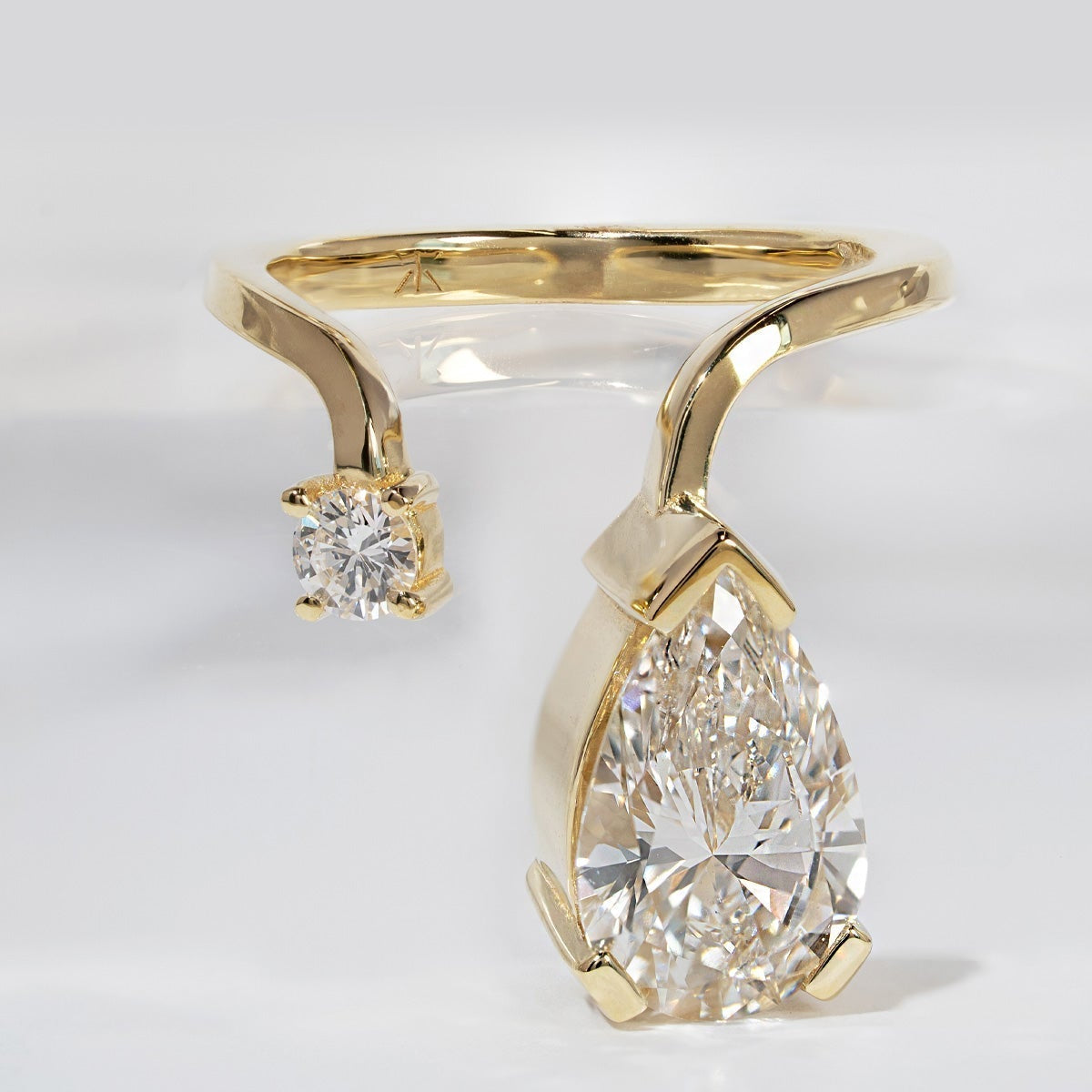 2 CT Round Halo & Pave Lab Grown Diamond Engagement Ring
