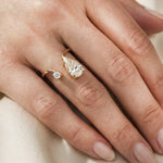 2 CT Round Halo & Pave Lab Grown Diamond Engagement Ring