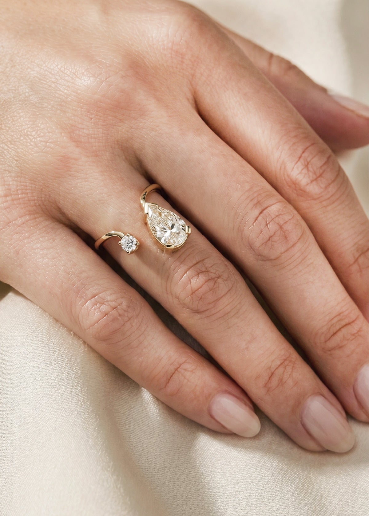 2 CT Round Halo & Pave Lab Grown Diamond Engagement Ring