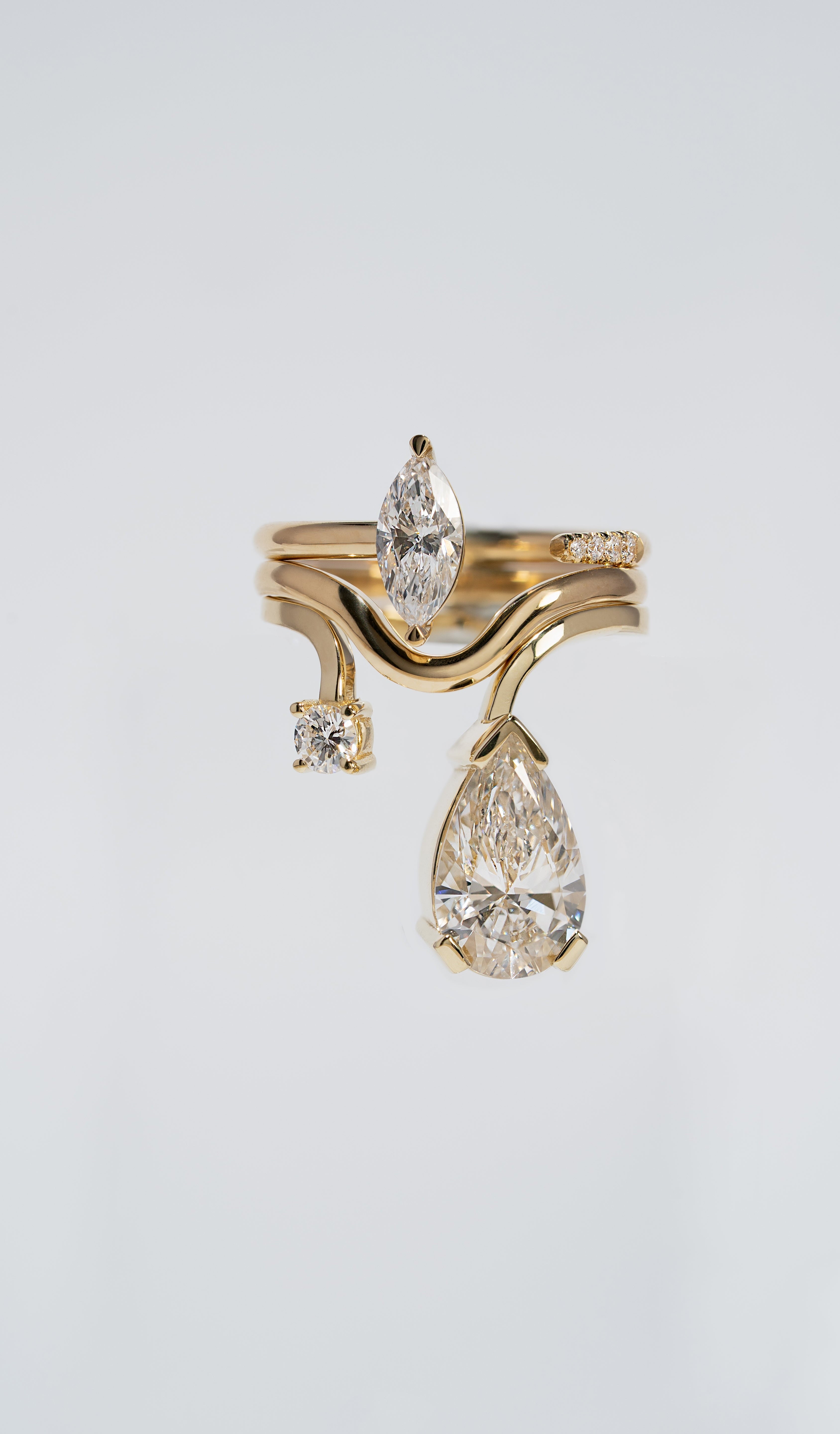 2 CT Round Halo & Pave Lab Grown Diamond Engagement Ring