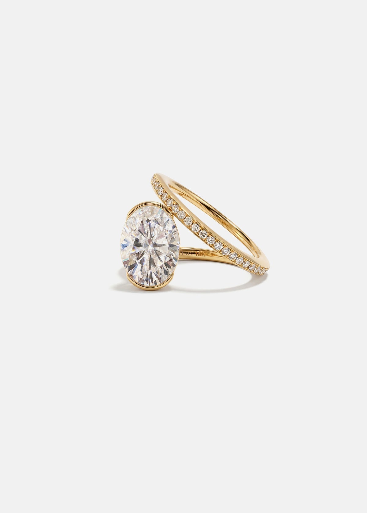 2 CT Round Halo & Pave Lab Grown Diamond Engagement Ring