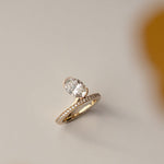 2 CT Round Halo & Pave Lab Grown Diamond Engagement Ring