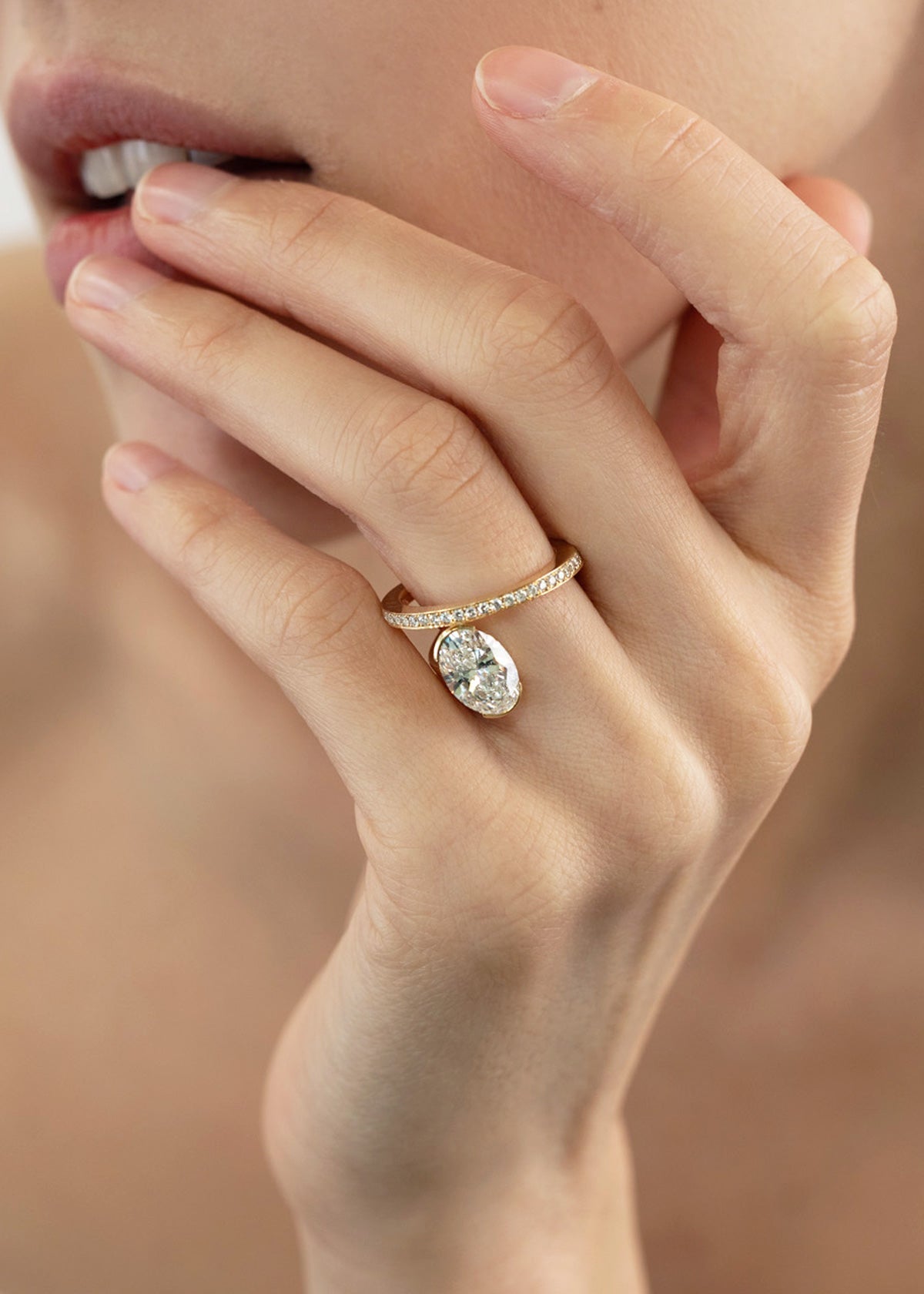 2 CT Round Halo & Pave Lab Grown Diamond Engagement Ring