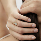 2 CT Round Halo & Pave Lab Grown Diamond Engagement Ring