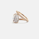 2 CT Round Halo & Pave Lab Grown Diamond Engagement Ring