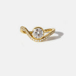 2 CT Round Halo & Pave Lab Grown Diamond Engagement Ring