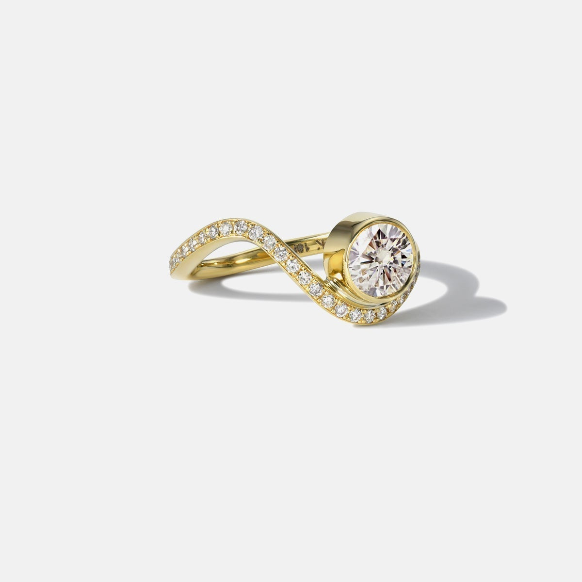 2 CT Round Halo & Pave Lab Grown Diamond Engagement Ring