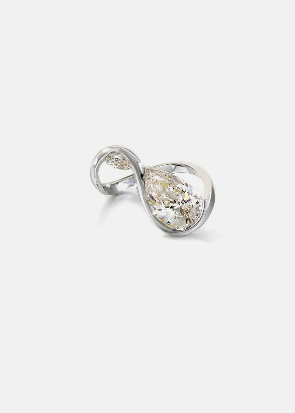 2 CT Round Halo & Pave Lab Grown Diamond Engagement Ring