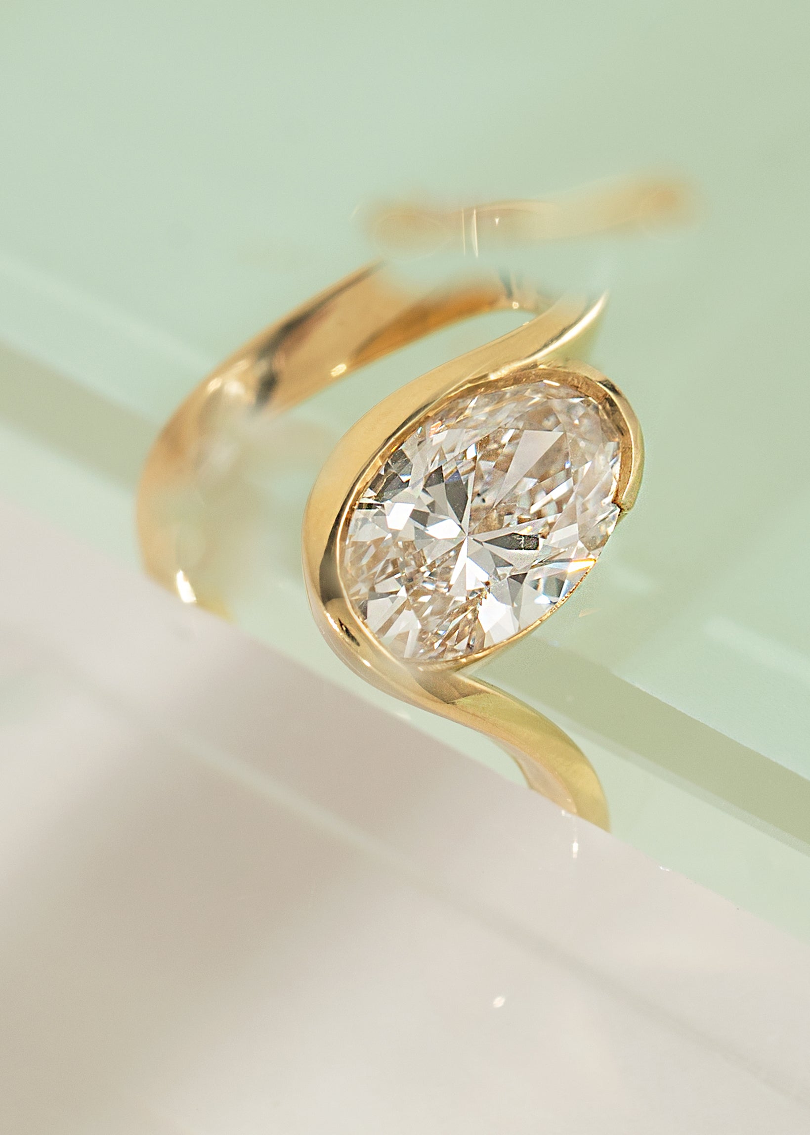 2 CT Round Halo & Pave Lab Grown Diamond Engagement Ring
