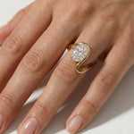 2 CT Round Halo & Pave Lab Grown Diamond Engagement Ring