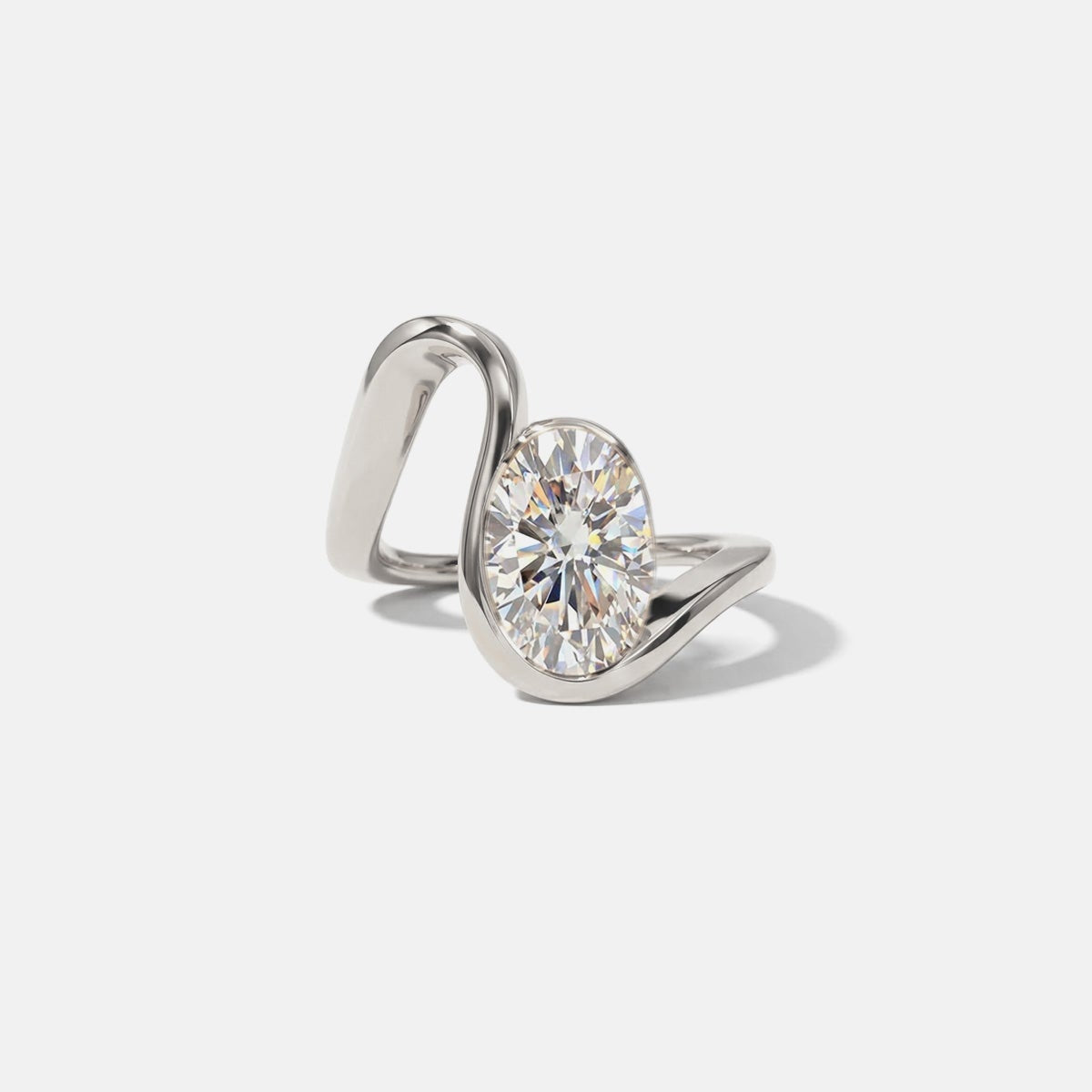 2 CT Round Halo & Pave Lab Grown Diamond Engagement Ring