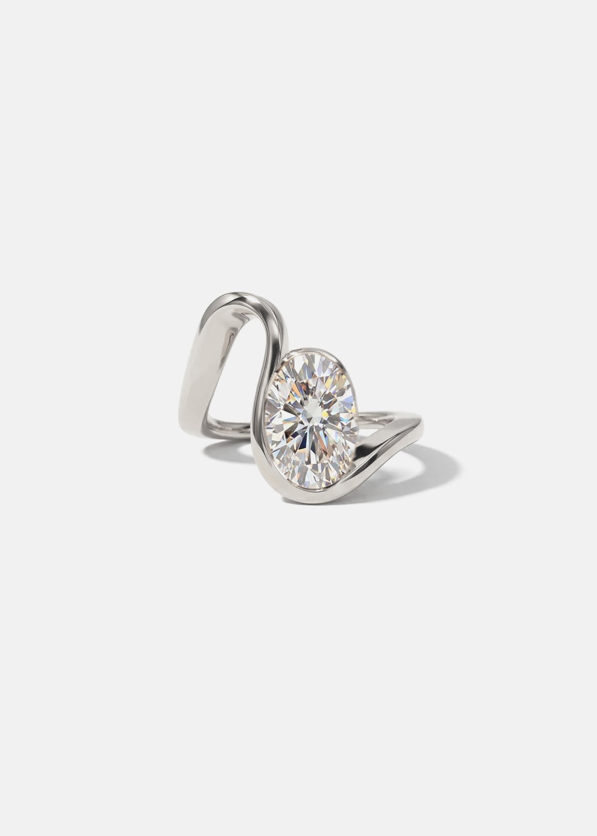 2 CT Round Halo & Pave Lab Grown Diamond Engagement Ring