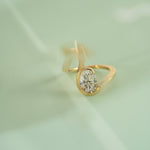 2 CT Round Halo & Pave Lab Grown Diamond Engagement Ring