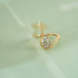 2 CT Round Halo & Pave Lab Grown Diamond Engagement Ring