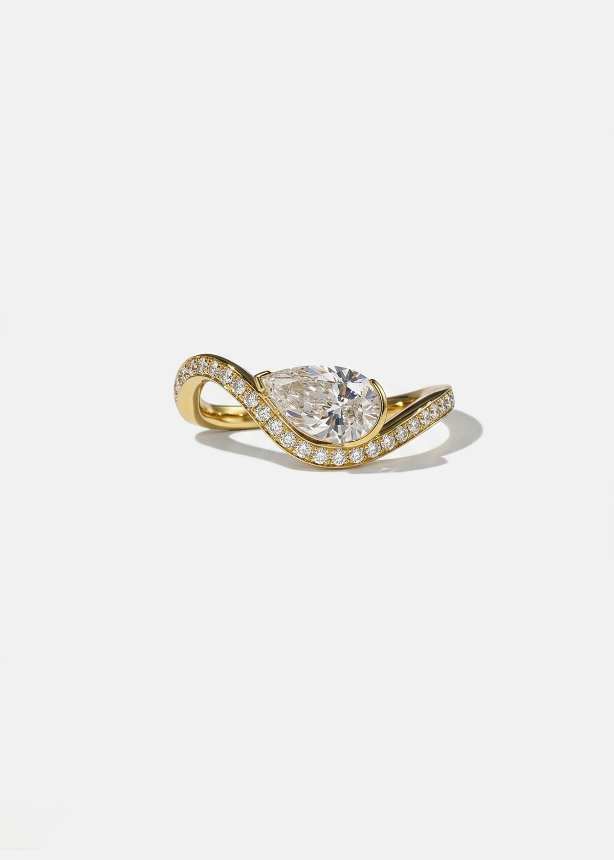 2 CT Round Halo & Pave Lab Grown Diamond Engagement Ring