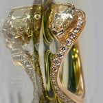 2 CT Round Halo & Pave Lab Grown Diamond Engagement Ring