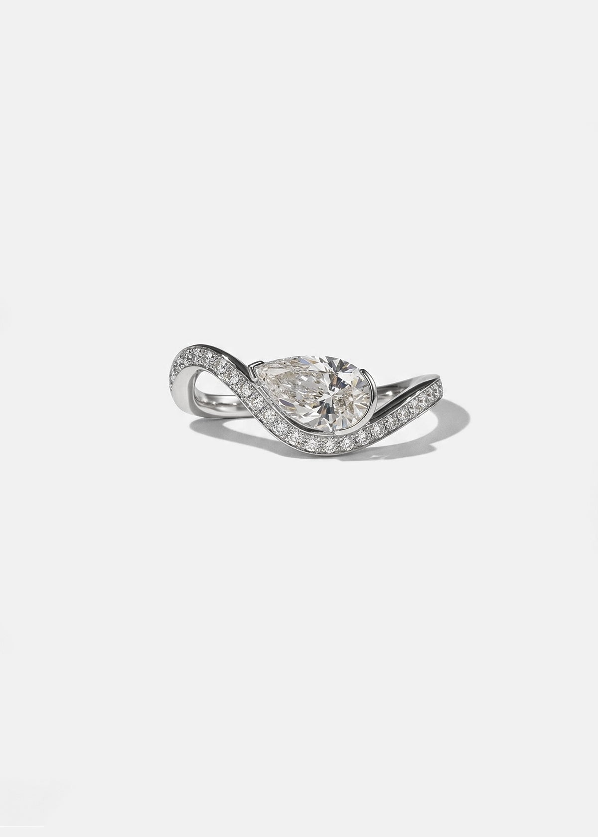 2 CT Round Halo & Pave Lab Grown Diamond Engagement Ring
