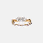 2 CT Round Halo & Pave Lab Grown Diamond Engagement Ring
