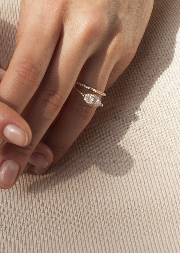 2 CT Round Halo & Pave Lab Grown Diamond Engagement Ring