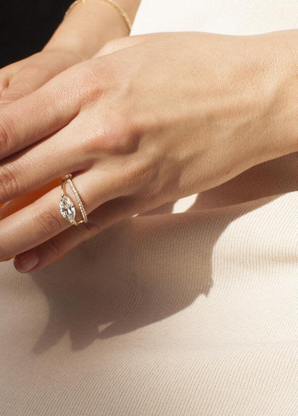 2 CT Round Halo & Pave Lab Grown Diamond Engagement Ring