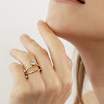 2 CT Round Halo & Pave Lab Grown Diamond Engagement Ring