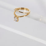 2 CT Round Halo & Pave Lab Grown Diamond Engagement Ring