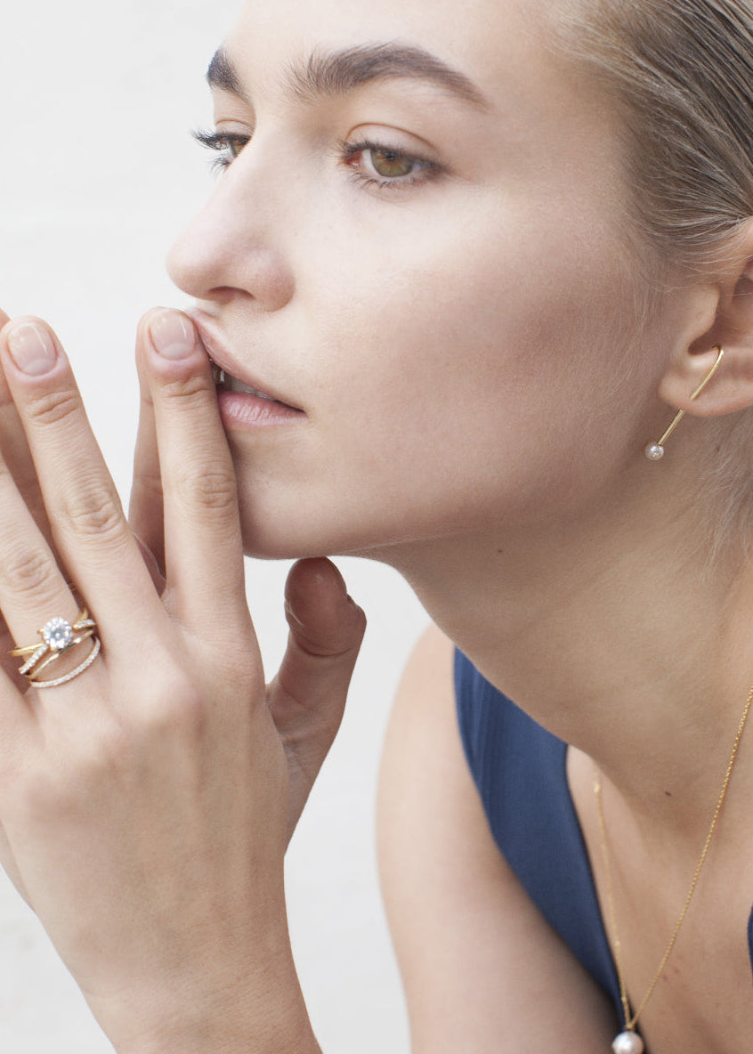 2 CT Round Halo & Pave Lab Grown Diamond Engagement Ring