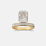 2 CT Round Halo & Pave Lab Grown Diamond Engagement Ring