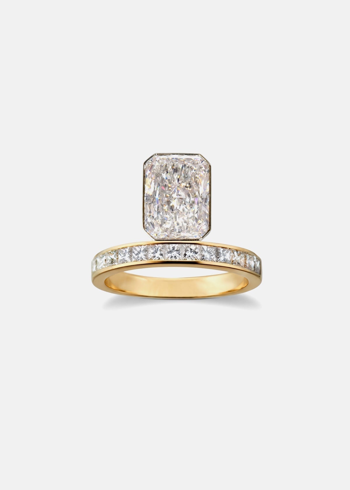 2 CT Round Halo & Pave Lab Grown Diamond Engagement Ring