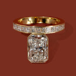 2 CT Round Halo & Pave Lab Grown Diamond Engagement Ring