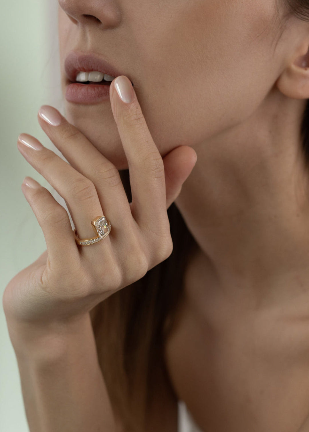 2 CT Round Halo & Pave Lab Grown Diamond Engagement Ring