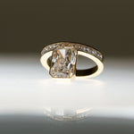 2 CT Round Halo & Pave Lab Grown Diamond Engagement Ring