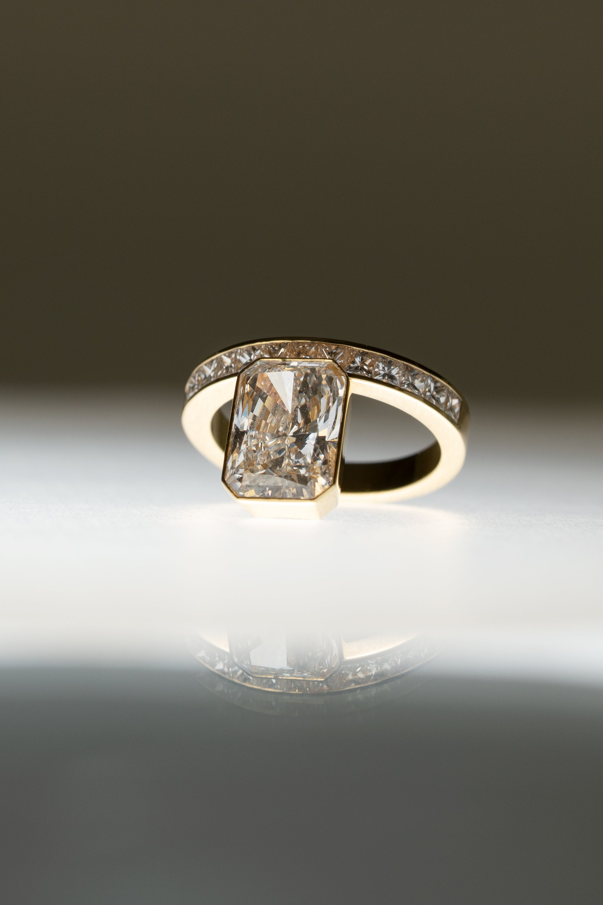 2 CT Round Halo & Pave Lab Grown Diamond Engagement Ring