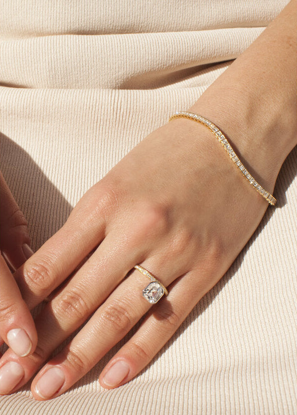 2 CT Round Halo & Pave Lab Grown Diamond Engagement Ring
