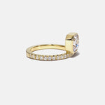 2 CT Round Halo & Pave Lab Grown Diamond Engagement Ring