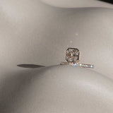 2 CT Round Halo & Pave Lab Grown Diamond Engagement Ring