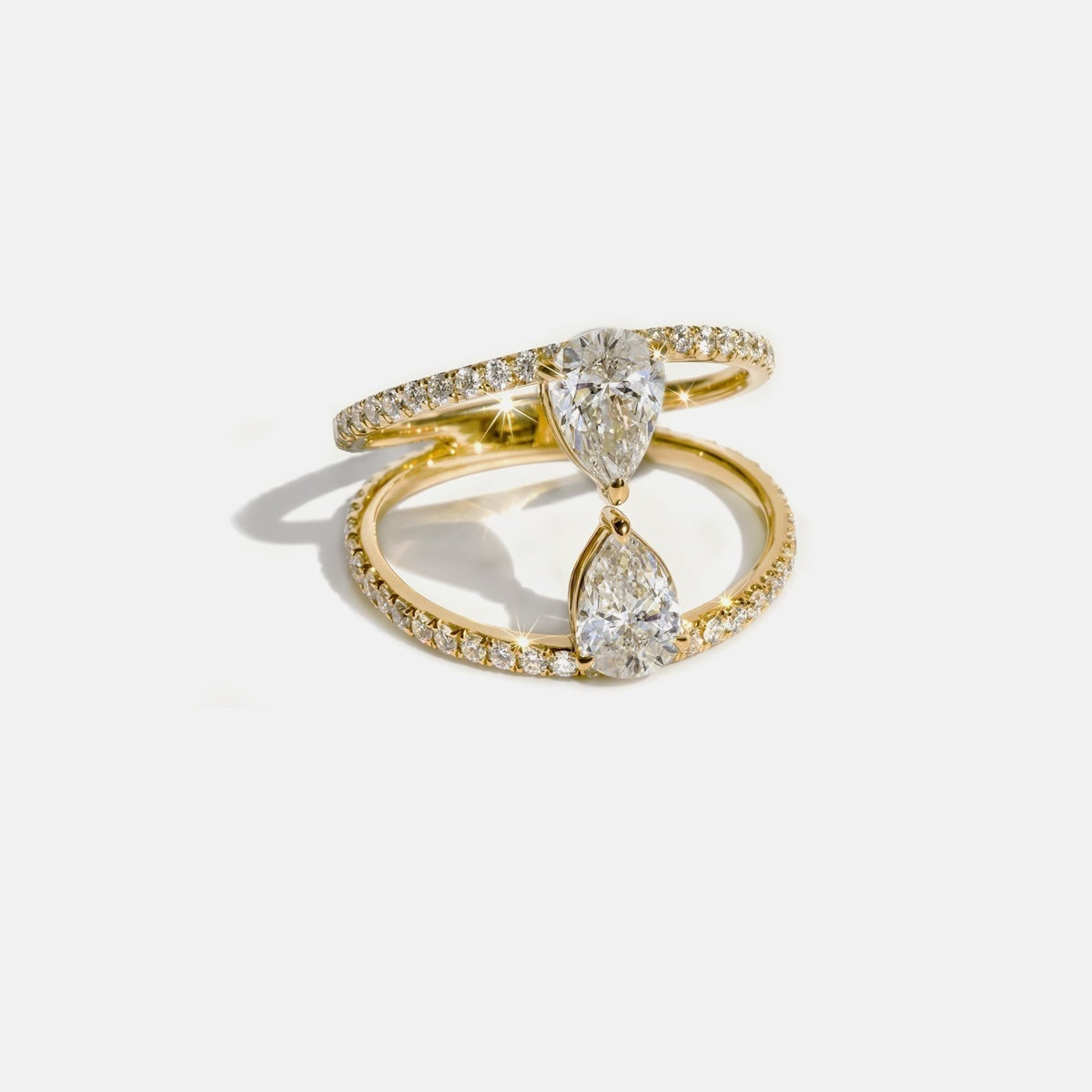 2 CT Round Halo & Pave Lab Grown Diamond Engagement Ring