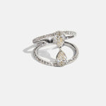 2 CT Round Halo & Pave Lab Grown Diamond Engagement Ring