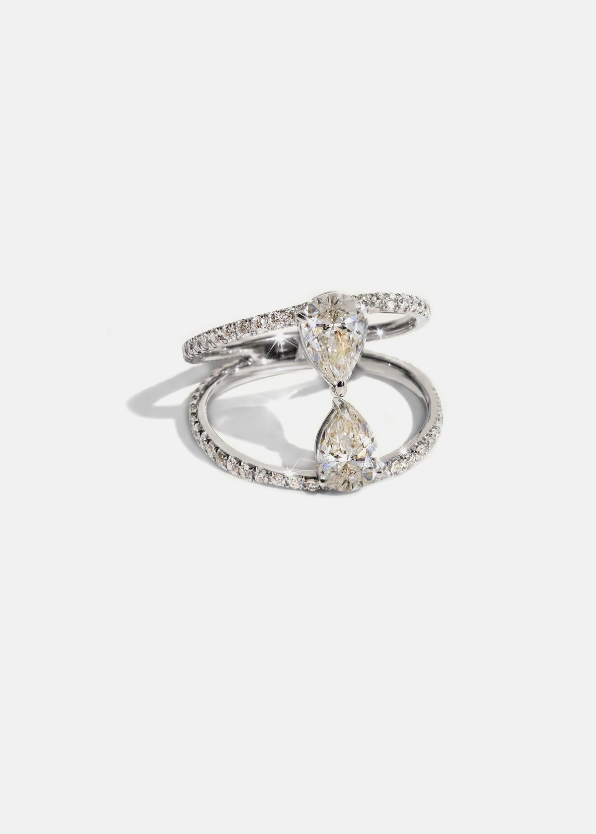 2 CT Round Halo & Pave Lab Grown Diamond Engagement Ring