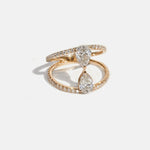 2 CT Round Halo & Pave Lab Grown Diamond Engagement Ring