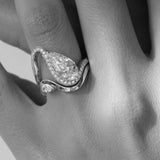 0.3 TCW Round Half Eternity Lab Grown Diamond Wedding Band