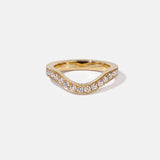 0.3 TCW Round Half Eternity Lab Grown Diamond Wedding Band