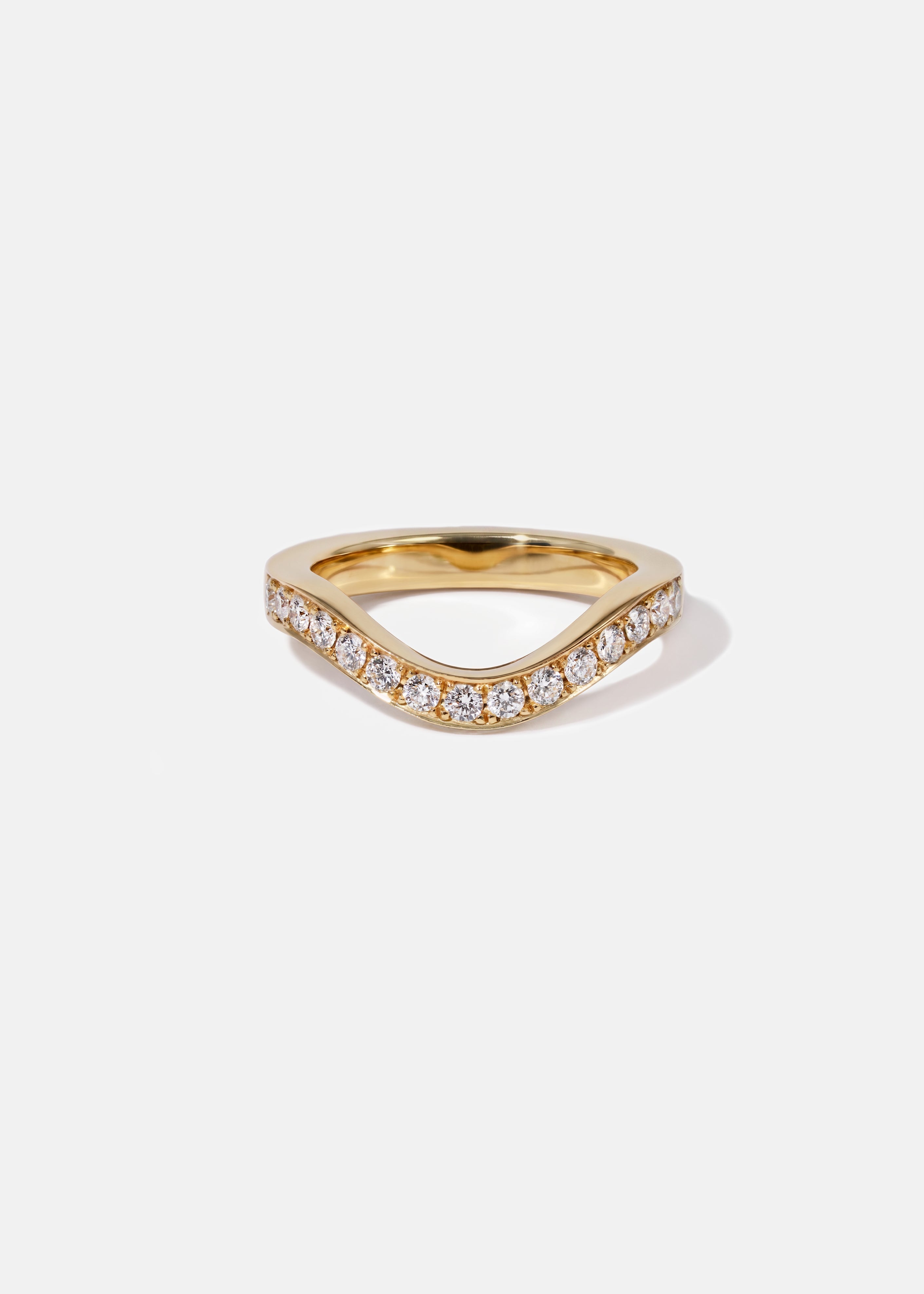 0.3 TCW Round Half Eternity Lab Grown Diamond Wedding Band