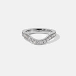 0.3 TCW Round Half Eternity Lab Grown Diamond Wedding Band